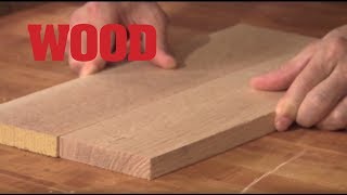 How To Make An Edge To Edge Glue Joint  WOOD magazine [upl. by Htebazileyram]