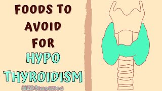 HYPOTHYROIDISM FOODS TO AVOID  DIET FOR LOW THYROID LEVELS [upl. by Kosey]