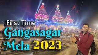 After Covid Gangasagar Mela 2023 Gangasagar Yatra Full DetailsDay 1 [upl. by Yeclek]