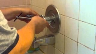 How to Remove a Stuck Shower Faucet Handle [upl. by Katusha]