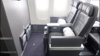 American 777200  Premium Economy  Main Cabin Extra  Bulkhead seats row 13  TRIP REPORT MIALAX [upl. by Flin]