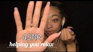 ASMR  slow hand movements  mouth sounds [upl. by Munmro]