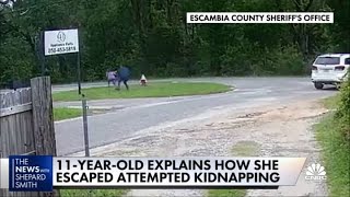 11yearold explains how she escaped attempted kidnapping [upl. by Nagar219]