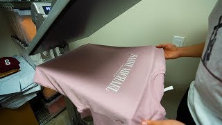 How To Start Your Own T Shirt Printing Business Using A Heat Press [upl. by Eadnus164]