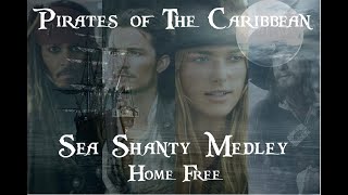 Pirates of the Caribbean  Sea Shanty Medley [upl. by Anerbes809]