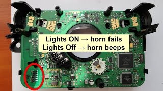 Opel Astra H  horn doesnt work  how to repair the CIM module [upl. by Egiap531]