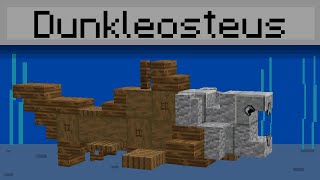 Minecraft  How To Build Dunkleosteus [upl. by Occer]