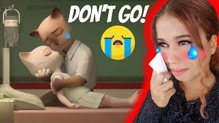 TRY NOT TO CRY CHALLENGE  REACTING TO SADDEST ANIMATION ON YOUTUBE 2 [upl. by Dibb754]