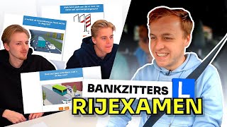 DE BANKZITTERS DOEN RIJEXAMEN [upl. by Weiman]