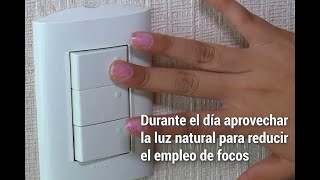 cómo ahorrar energía eléctrica en el hogar [upl. by Nyrb997]