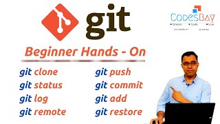 Git Commands  Beginners hands on git status git clone git commit git push git log git add and more [upl. by Haynor]