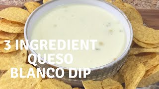 3 Ingredient Queso Blanco Dip Mexican Restaurant Style with Chef Kristi [upl. by Birck108]