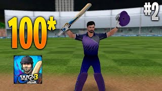 WCC3 My first Century in Career Mode 2 Gameplay World Cricket championship 3 [upl. by Hinda558]