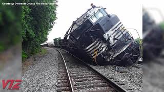 Train DERAILS Near Railway Museum [upl. by Moffit865]