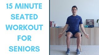 15Minute Easy Seated Workout for Seniors [upl. by Aydni]