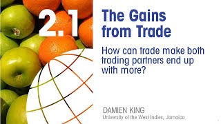 Economics 21 The Gains from Trade [upl. by Eleik198]