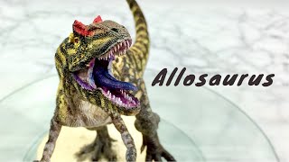 Allosaurus Painting this Model Kit [upl. by Cerf]