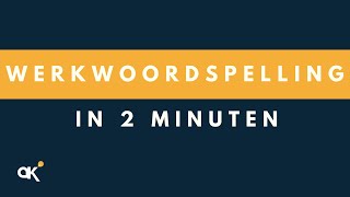 Werkwoordspelling in twee minuten [upl. by Weissberg]