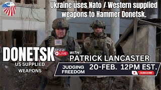 Patrick Lancaster LIVE from Donetsk  RussiaUkraine [upl. by Ahsemad]