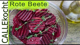 Rote Bete aus dem Backofen  Bester Geschmack und Farbe  Rezept [upl. by Osher]