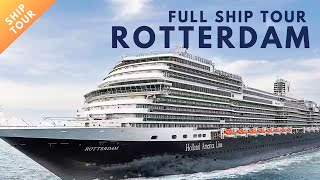 Holland America Line Rotterdam Full Walkthrough TOUR [upl. by Kling]