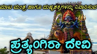 Pratyangira Devi  Sharabheshwara ಪ್ರತ್ಯಂಗಿರಾ ದೇವಿ  ಶರಭೇಶ್ವರ [upl. by Enuj]