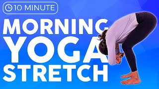 10 minute Morning Yoga Stretch for Stiff amp Sore Muscles [upl. by Evie]