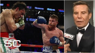 La MEMORABLE reacción de Julio César Chávez frente a la derrota de su hijo ante CANELO Alvarez  SC [upl. by Kiefer]