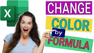 How to Change the color in Excel by formula  Many Examples [upl. by Dulcea]