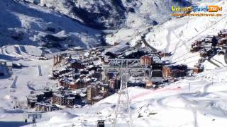 Skiing  Val Thorens France  Unravel Travel TV [upl. by Efthim982]