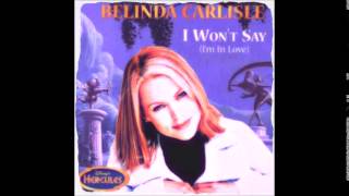 Belinda Carlisle I WONT SAY IM IN LOVE 1997 HERCULES SOUNDTRACK [upl. by Ivetts529]