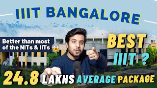 IIIT BANGALORE College Review 2021 🔥 Better than NIT Trichy   Placement  Cutoff  Campus life 😍 [upl. by Nodrog]