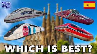 Spanish HIGHSPEED Trains The ULTIMATE Guide [upl. by Yrokcaz]