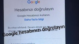 Bu cihaz sıfırlandı Gmail şifremi unuttum \u00100 çözüm [upl. by Derward693]