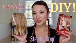 DIY EASY How to Color your Hair at Home using Revlon Colorsilk [upl. by Essilrahc2]