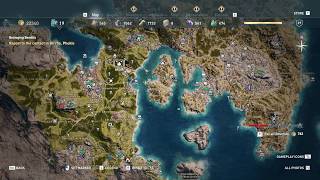 Assassins Creed Odyssey Bandit Camps Locations Map  No Commentary [upl. by Apfel]