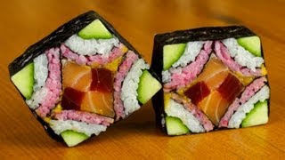 Mosaic Sushi Roll Evolution  Food Recipe [upl. by Ennahoj]