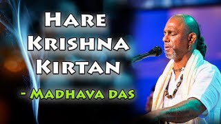 Hare Krishna Heart Touching Kirtan by Madhava Das at ISKCON Chowpatty [upl. by Mcwherter]