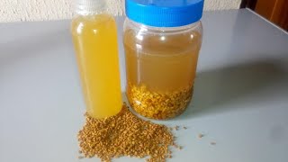 How to make Fenugreek water for faster Hair growth  Stop hair fall [upl. by Lizzy]