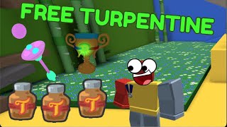 HOW TO GET FREE TURPENTINE  Bee Swarm Simulator [upl. by Soiritos]