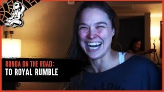 Ronda on the Road  WWE Royal Rumble [upl. by Danforth]