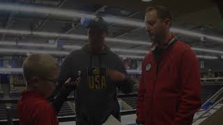 Kid Reporter Interviews US Olympic Stars John Shuster and Tyler George [upl. by Netram708]