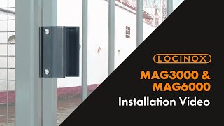 MAG3000 amp MAG6000 Electromagnetic Lock with Handles  Locinox Installation Video [upl. by Aneeled]