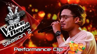 Sanish Shrestha quotKe Yo Maya Hoquot  LIVE The Voice of Nepal Season 2  2019 [upl. by Gnilyam]