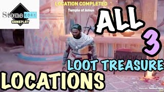 Assassin’s Creed Origins  Temple Of Amun Loot Treasure Locations [upl. by Ras]