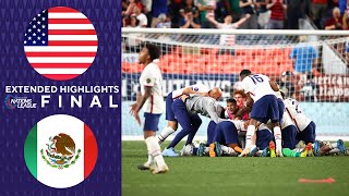 USA vs Mexico Extended Highlights  Concacaf Nations League Final  CBS Sports Golazo [upl. by Mackenie475]