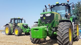 Die neuen John Deere 6M Traktoren TestDrive in 4K [upl. by Kevon]