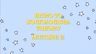 Introduction to Sociological Theory Lecture 3 Ibn Khaldun [upl. by Moreville]