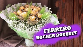 Ferrero Rocher Bouquet Tutorial  DIY How to make Chocolate Bouquet [upl. by Rehpotsirhcnhoj863]