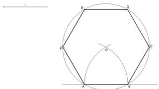 Hexágono regular dado el lado [upl. by Yrrat4]